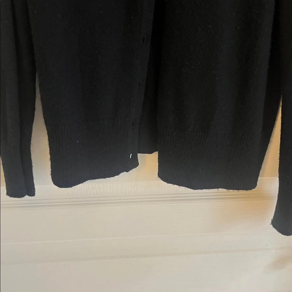 CeCe Black Cardigan with Colorful Floral Accents - Picture 3 of 10